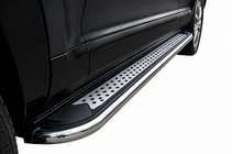 Porsche Cayenne 2003–2010 Praguri Laterale Maydos V2 (2 buc, Aluminiu si Otel Inoxidabil) foto 1
