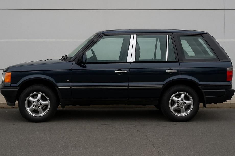 Range Rover II P38A 1997-2002 Ornamente Stalpi Usa din Otel Inoxidabil (6 buc) Image