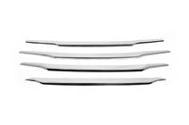 Ford Courier 2014-2023 Capace grila OmsaLine (2014-2018, 4 buc, inox) foto 2