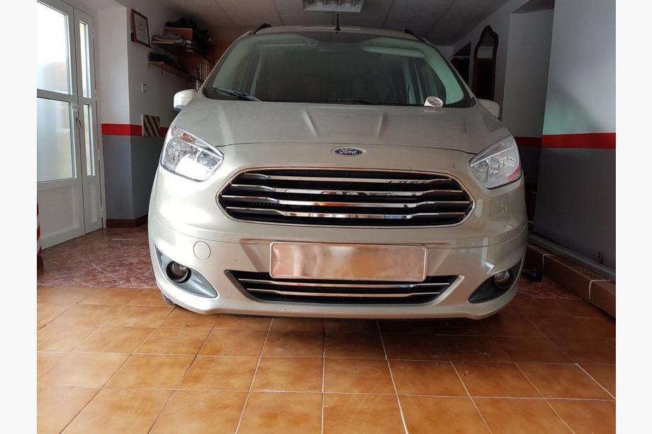 Ford Courier 2014-2023 Capace grila OmsaLine (2014-2018, 4 buc, inox) Image