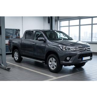 Praguri Laterale BlackLine (2 buc, Aluminiu) Toyota Hilux 2015- foto 1