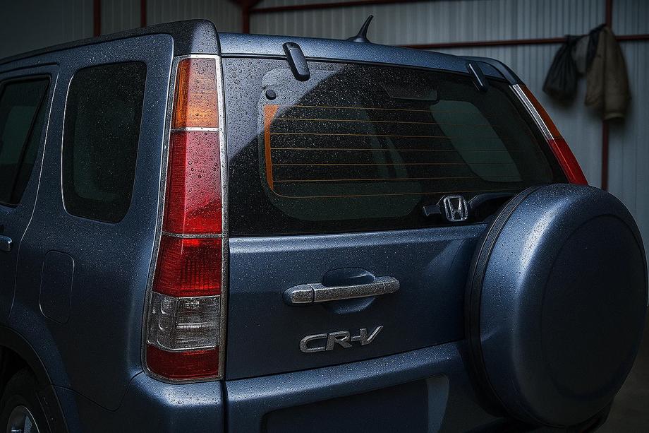 Honda CRV 2001-2006 Capace cromate pentru stopuri (2 buc, plastic) Image