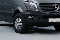 Mercedes Sprinter W906 2006–2018 Capace Cromate pentru Proiectoare Ceata 2013↗ (2 buc, Inox) foto 1