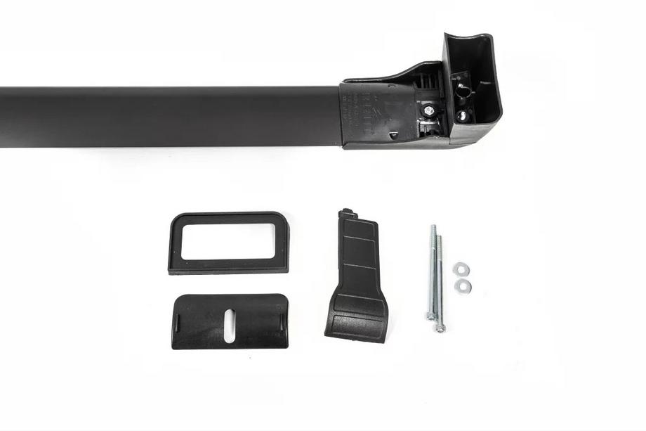 Volkswagen T5 Transporter 2003-2010 Bare transversale pentru puncte de montaj din fabrica (2 buc.) Negru Foto 6
