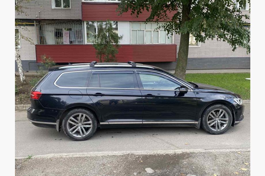 Volkswagen Passat B8 2015-2023 Bare portbagaj pentru bare longitudinale integrate cu cheie (2 buc) Foto 5