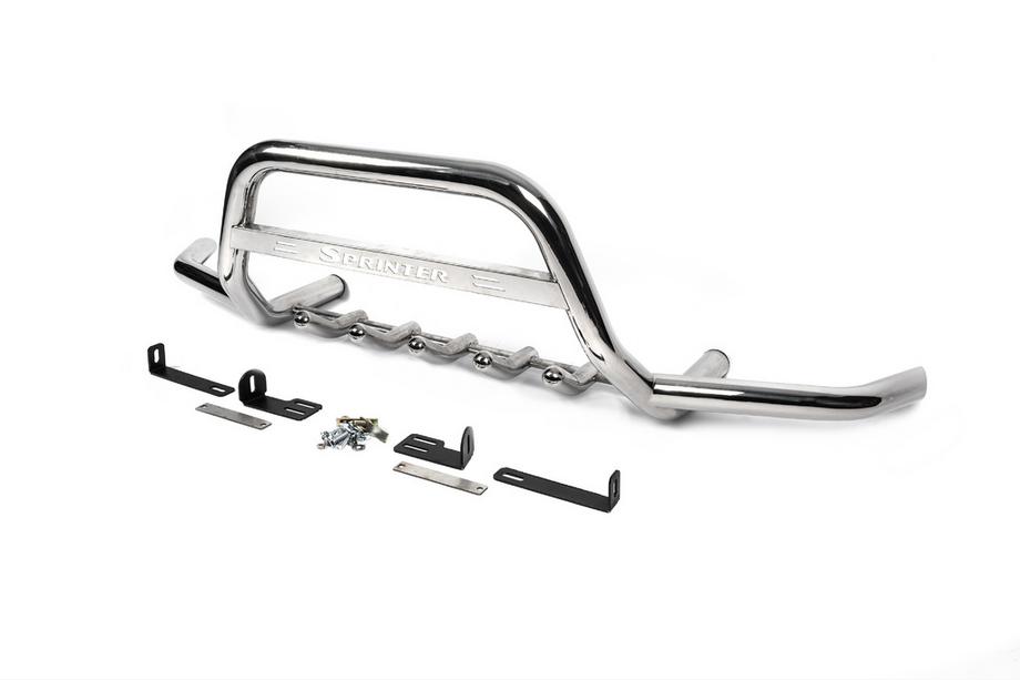 Mercedes Sprinter W906 2006–2018 Bullbar WT003-Plus (Inox) Foto 3