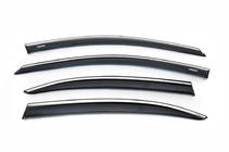 Volkswagen Jetta 2011-2018 Deflectoare geamuri cu banda cromata (4 buc, Niken) foto 3