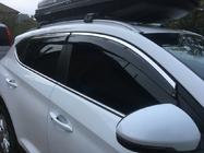 Hyundai Tucson TL 2016-2021 Deflectoare geam cu banda cromata (6 buc, Niken) foto 5