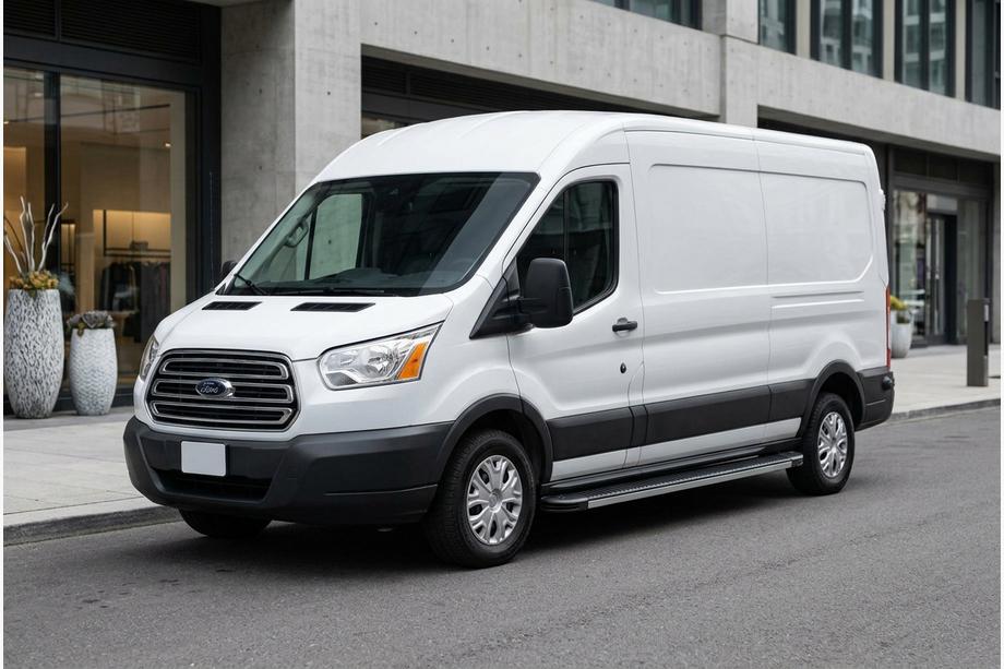 Ford Transit 2014- Praguri Laterale Maya (2 buc, Aluminiu) Image