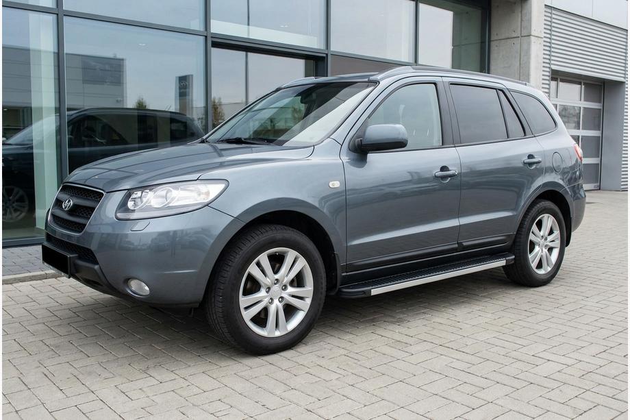 Hyundai Santa Fe 2 2006-2012 Praguri Laterale Maya V1 (2 buc, Aluminiu) Image