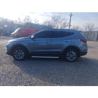 Praguri Laterale Maya V1 (2 buc, Aluminiu) Hyundai Santa Fe 3 2012-2018 foto 3