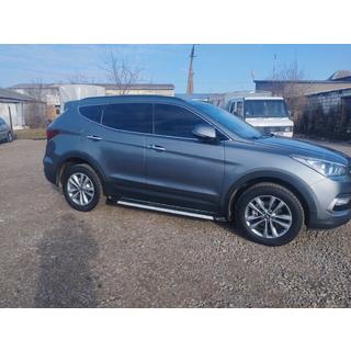 Praguri Laterale Maya V1 (2 buc, Aluminiu) Hyundai Santa Fe 3 2012-2018 foto 2