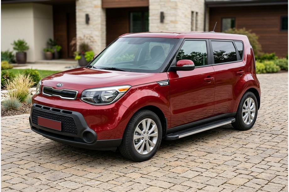 Kia Soul II 2013-2018 Praguri Laterale Maya V1 (2 buc, Aluminiu) Image