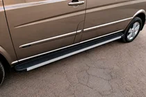 Mercedes Viano 2004-2014 Praguri Laterale Maya V1 (2 buc, Aluminiu) Ampatament Lung foto 2