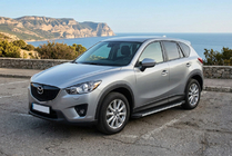 Mazda CX-5 2012-2017 Praguri Laterale Maya V1 (2 buc, Aluminiu) foto 1