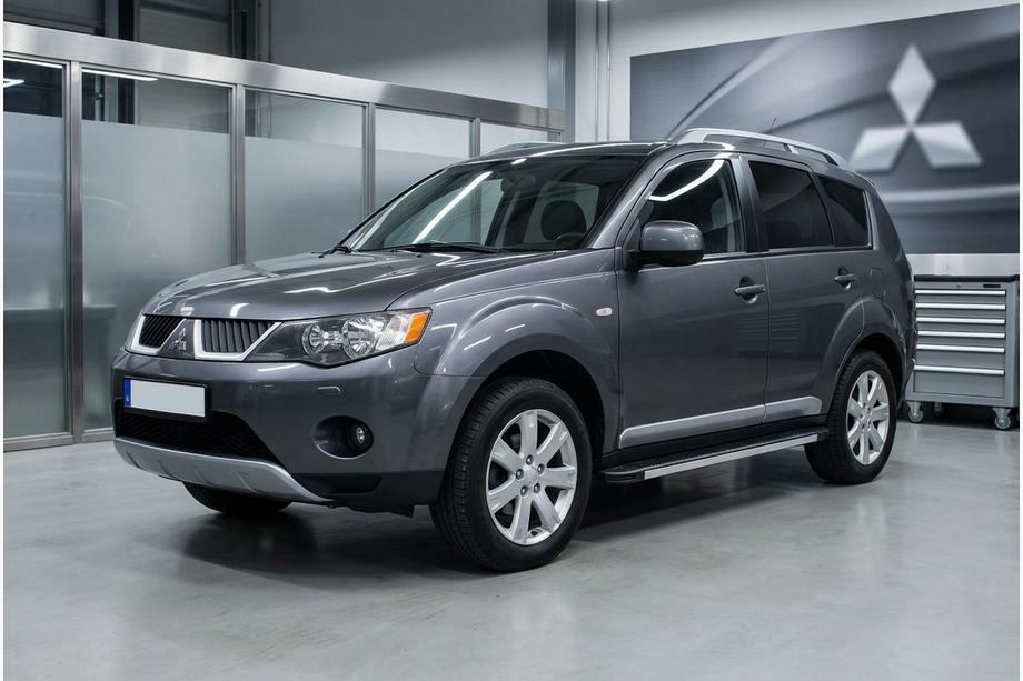 Mitsubishi Outlander 2006-2012 Praguri Laterale Maya V1 (2 buc, Aluminiu) Image
