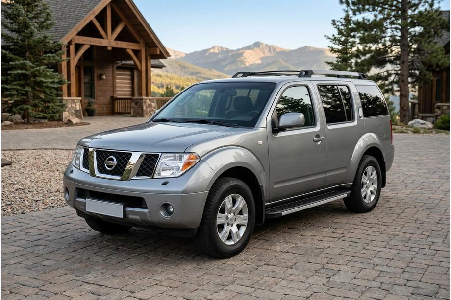 Nissan Pathfinder R51 2005-2014 Praguri Laterale Maya V1 (2 buc, Aluminiu) Image