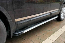 Nissan Qashqai 2007-2010 Praguri Laterale Maya V1 (2 buc, Aluminiu) foto 1