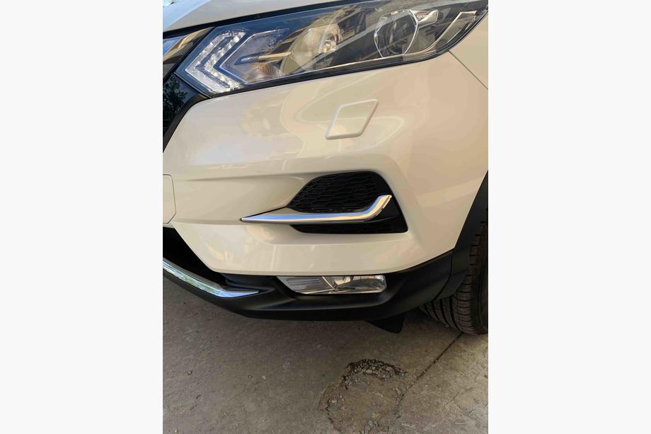 Nissan Qashqai 2014-2021 Capace pentru proiectoare ceata (2017↗, inox) OmsaLine - Otel Inoxidabil Italian Foto 2