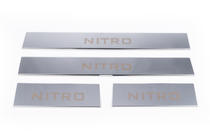 Dodge Nitro 2006-2011 Protectii praguri Carmos pentru partea superioara (inox) foto 4