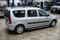 Renault Logan MCV 2005-2013 Praguri Laterale Maya V1 (2 buc, Aluminiu) foto 6