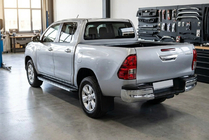 Toyota Hilux 2015- Praguri Laterale Maya V1 (2 buc, Aluminiu) foto 1