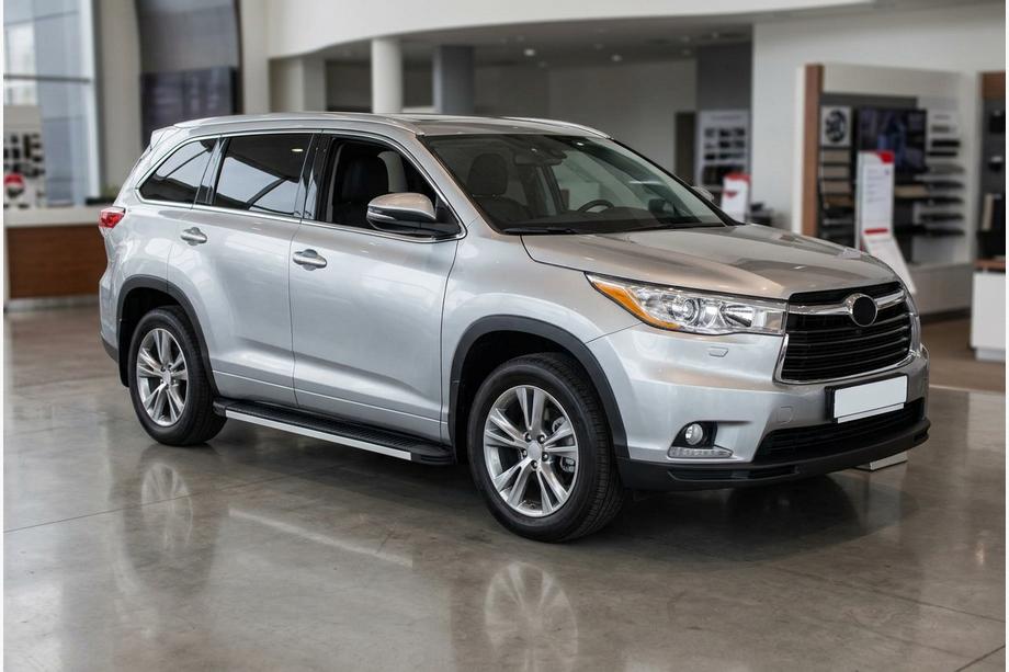 Toyota Highlander 2013-2019 Praguri Laterale Maya V1 (2 buc, Aluminiu) Image