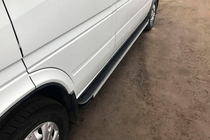 Volkswagen LT 1995-2006 Praguri Laterale Maya (2 buc, Aluminiu) foto 1