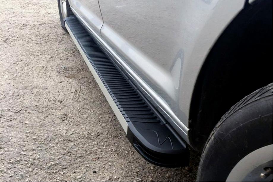 Volkswagen Amarok 2010-2022 Praguri Laterale Maya V1 (2 buc, Aluminiu) Image