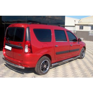 Tevi Laterale (2 buc, Otel Inoxidabil) Dacia Logan MCV 2004-2014 foto 4