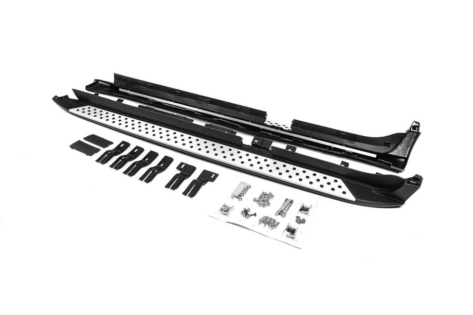 BMW X4 F26 2014-2018 Praguri Laterale Originale V1 (2 buc, Aluminiu) Image
