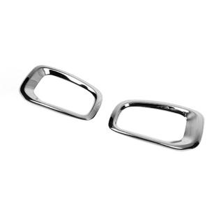 Capace Cromate Proiectoare Ceata 2014-2018 (2 buc Otel Inoxidabil) Jeep Renegade 2014- foto 3