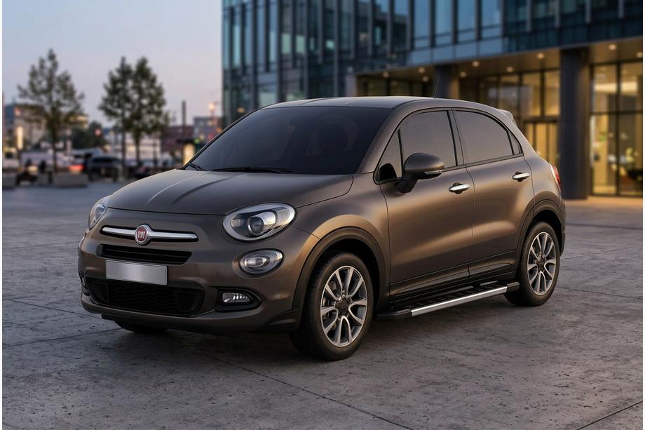 Fiat 500X 2014-2024 Praguri Laterale RedLine V1 (2 buc, Aluminiu) Image