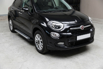 Fiat 500X 2014-2024 Praguri Laterale Line (2 buc, Aluminiu) foto 1