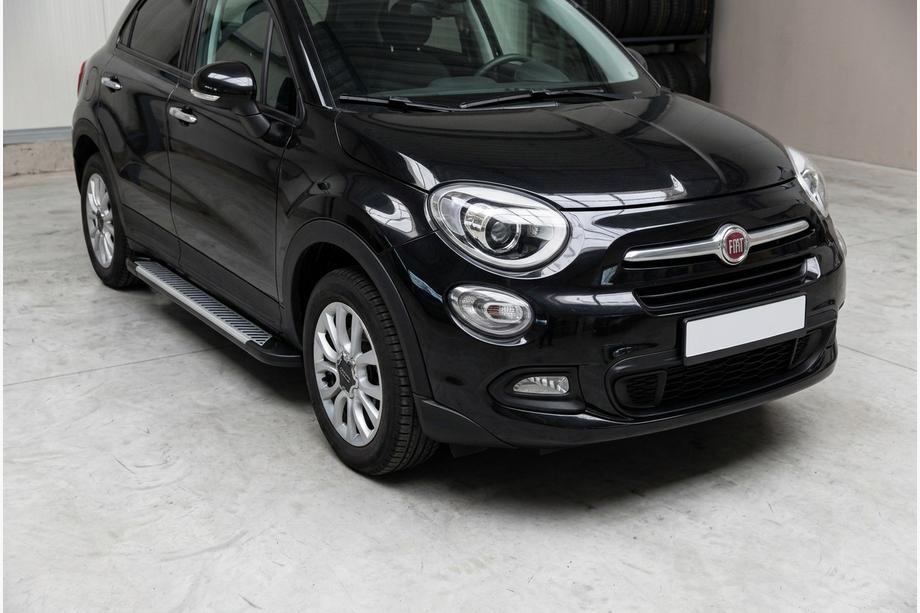 Fiat 500X 2014-2024 Praguri Laterale Line (2 buc, Aluminiu) Image