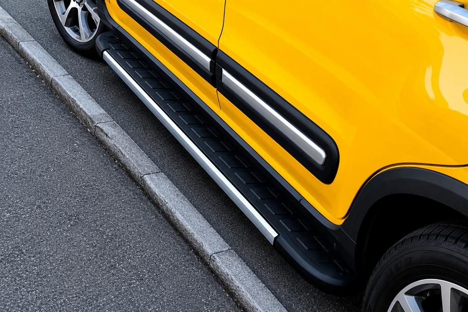 Fiat 500X 2014-2024 Praguri Laterale Duru (2 buc, Aluminiu) Image