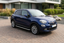Fiat 500X 2014-2024 Praguri Laterale Maydos V1 (2 buc, Aluminiu si Otel Inoxidabil) foto 1