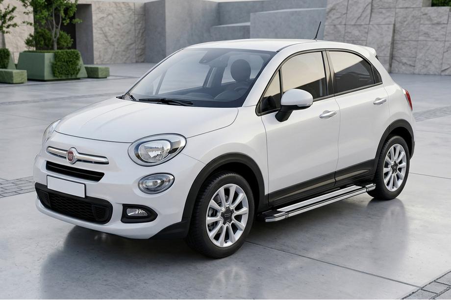 Fiat 500X 2014-2024 Praguri Laterale Rainbow (2 buc, Aluminiu) Image
