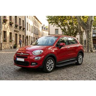 Praguri Laterale Tayga Black (2 buc, Aluminiu) Fiat 500X 2014-2024 foto 1