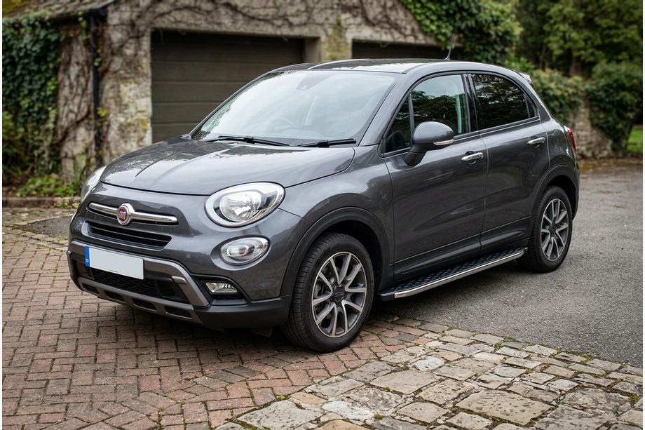 Fiat 500X 2014-2024 Praguri Laterale BlackLine (2 buc, Aluminiu) Image
