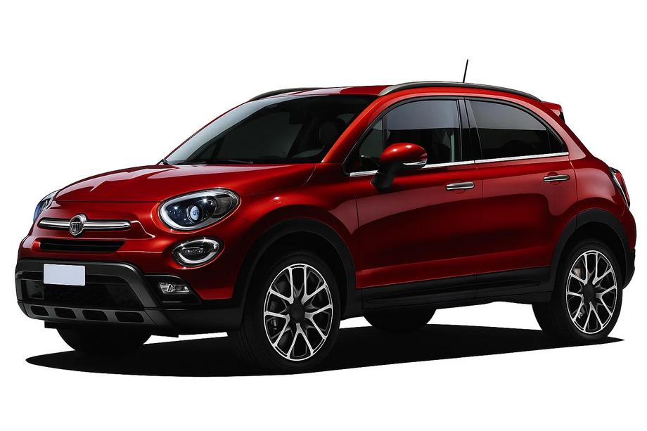 Fiat 500X 2014-2024 Molduri crom geamuri (4 buc) Image