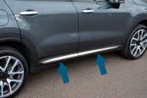 Fiat 500X 2014-2024 Molduri usi cromate (4 buc) foto 2