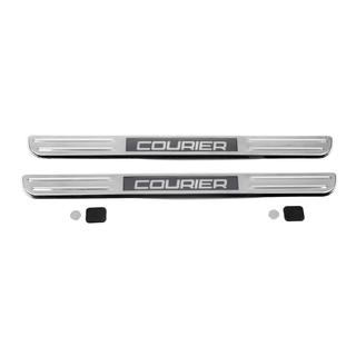 Praguri cu iluminare (2 buc, inox) foto 4