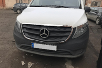 Mercedes Vito/V-class W447 2014- Rama grila (2 buc, inox) foto 3