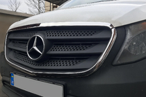 Mercedes Vito/V-class W447 2014- Rama grila (2 buc, inox) foto 4