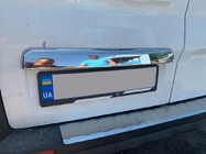 Renault Trafic 2015- Ornament inox deasupra placutei de inmatriculare foto 6