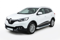 Renault Kadjar 2015-2022 Praguri Laterale Allmond White (2 buc, Aluminiu) foto 1