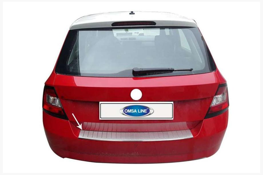 Skoda Fabia 2014-2021 Protectie bara spate inox Image