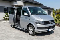 Volkswagen T6 2015-2024 Praguri Laterale Line (2 buc, Aluminiu) Ampatament Lung foto 1