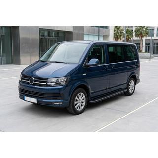 Praguri Laterale Bosphorus Black (2 buc, Aluminiu) Volkswagen T6 2015-2024 foto 1